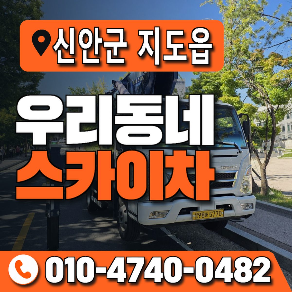 전남광주통합특별시 신안군 지도읍 우리동네 스카이차 010-4740-0482